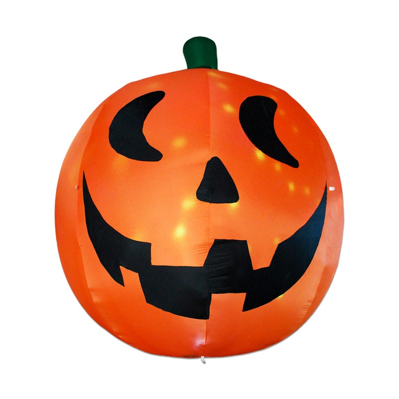 AJY 10 Feet Halloween Inflatable Giant Pumpkin with Build-in LEDs Blow Up Inflatables for Halloween Party Indoor Outdoor Blow Up Decoration Yard Garden Lawn Decorations - Image 1